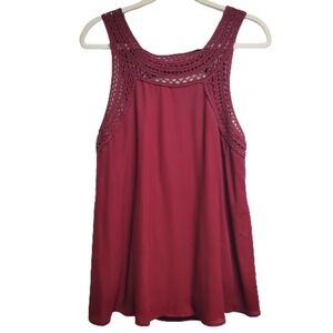 Jella C. Hemant Crochet Detail Blouse L